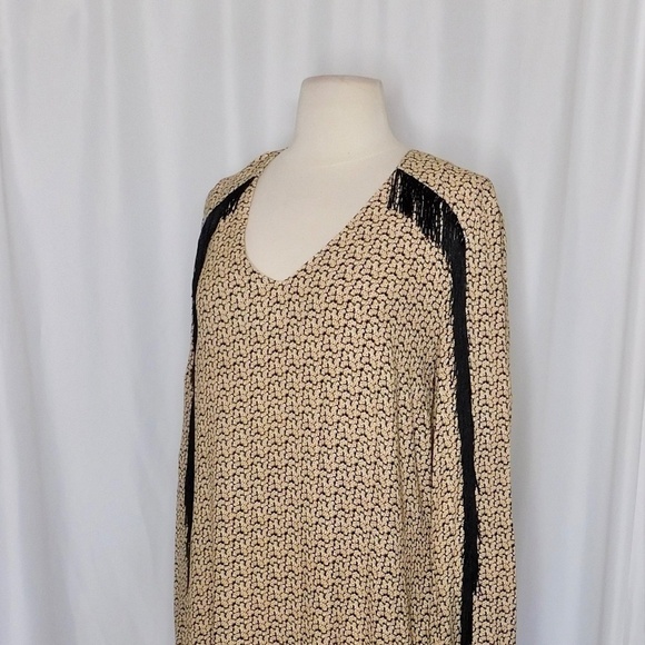 SCOTCH & SODA Floral Fringe Shift Dress Rising Sun Festival Western Size 8 - Picture 8 of 16